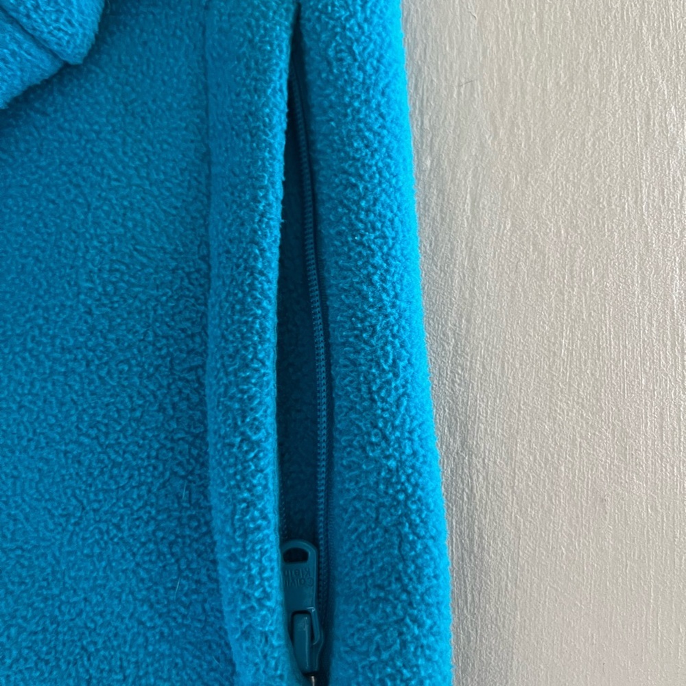EUC Calvin Klein Fleece Mock Neck Full Zip Jacket Size Medium - Picture 4 of 11